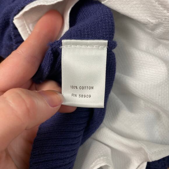 Edgehill Collection NWT Boys Navy Blue White Button up Sweater Size 6M Preppy - Picture 11 of 12